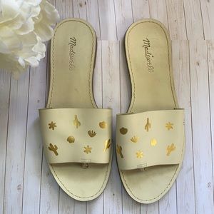 Madewell off white sandals